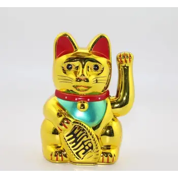 Pilli Sallanan Şans Kedisi - Maneki Neko Alk2933