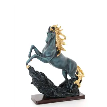 Polyester Şahlanmış At Figürü  Alk1628