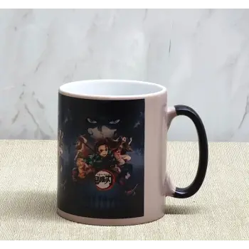 Porselen Renk Değiştiren Demon Slayer Kupa Bardak Aalk380