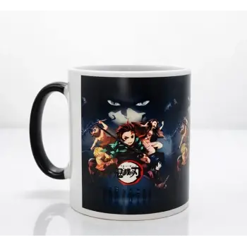 Porselen Renk Değiştiren Demon Slayer Kupa Bardak Aalk383