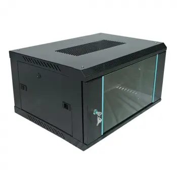 Racksan MT-6607S 7U Duvar Tipi Kabinet (350-600-600) Raf+Fan+Priz