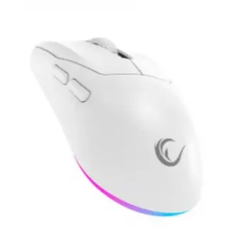 Rampage PROTE M5 PRO Kablosuz Beyaz RGB Ledli Şarjlı 26000 DPI 3395 Sensor Gaming Oyuncu Mouse