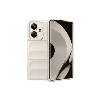 Realme 10 Pro 5g Kılıf Optimum Silikon - Krem