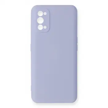 Realme 7 Pro Kılıf Nano İçi Kadife Silikon - Lila