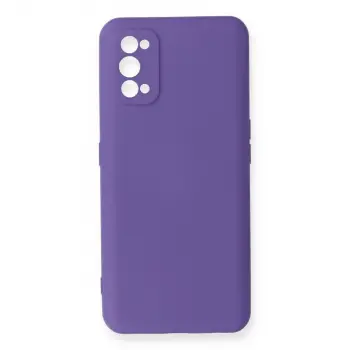 Realme 7 Pro Kılıf Nano İçi Kadife Silikon - Mor