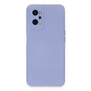Realme 9i 4g Kılıf Nano İçi Kadife Silikon - Lila