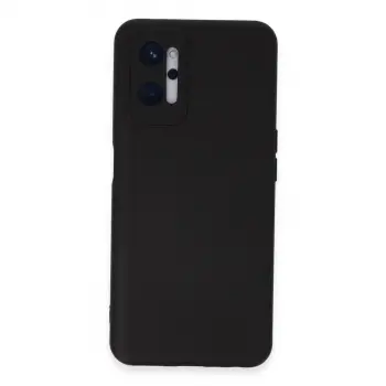 Realme 9i 4g Kılıf Nano İçi Kadife Silikon - Siyah