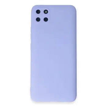 Realme C11 Kılıf Nano İçi Kadife Silikon - Lila