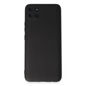 Realme C11 Kılıf Nano İçi Kadife Silikon - Siyah