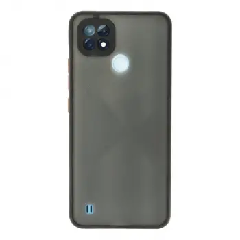 Realme C21 Kılıf Montreal Silikon Kapak - Siyah