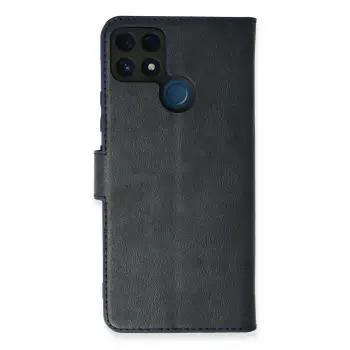Realme C25 Kılıf Trend S Plus Kapaklı Kılıf - Lacivert