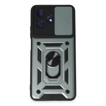 Realme C53 Kılıf Pars Lens Yüzüklü Silikon - Yeşil