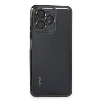 Realme C53 Kılıf Razer Lensli Silikon - Siyah