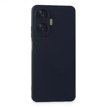 Realme C55 Kılıf Nano İçi Kadife Silikon - Lacivert