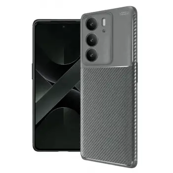 Realme C75 4g Auto Focus Karbon Kapak - Gri