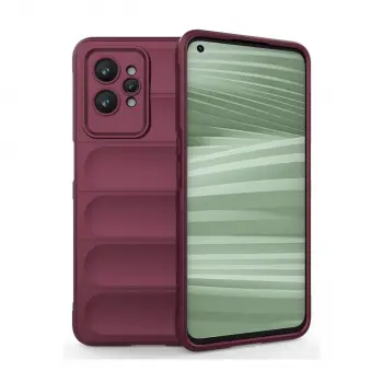 Realme Gt2 Pro 5g Kılıf Optimum Silikon - Bordo