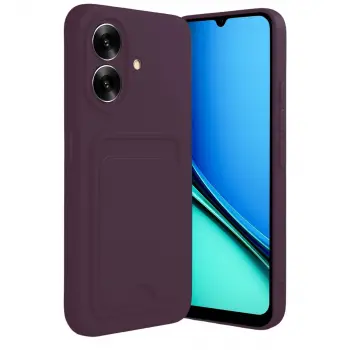 Realme Note 60 Kelvin Kartvizitli Silikon - Derin Mor