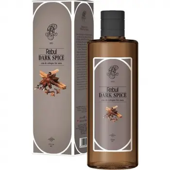 Rebul 250ml Dark Spice  Kolonya Cam Şişe (KDO)