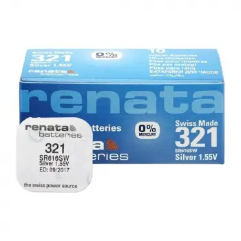 Renata 321 Sr616sw 1.55v Alkalin Saat Pili 10 Adet