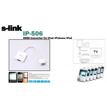 S-link IP-506 ipod-iphone-ipad Hdmı Konnektör (KDO)