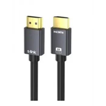 S-link SL-HM8K03 HDMI TO HDMI 3m v2.1 8K60 HZ 4K 120HZ Kablo (KDO)
