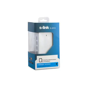 S-link SL-M10 6.2A 4-Usb Beyaz Usb şarj (KDO)