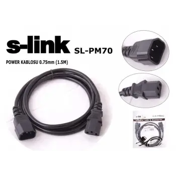 S-link  SL-PM70 1.5mt 0.75mm Power Ara Kablosu (KDO)