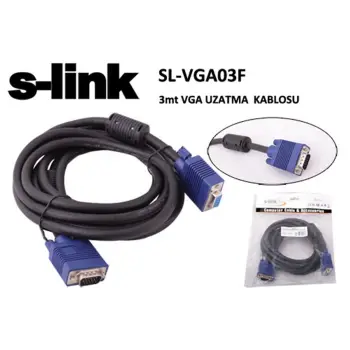 S-link SL-VGA03F 3mt e-d Ekran Kartı Vga Uzatma (KDO)