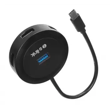 S-link SW-U340 4 Port Usb 3.0 Gri Type-C Hub (KDO)