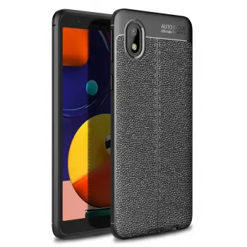 Samsung Galaxy A01 Core Kılıf Auto Focus Kapak - Siyah