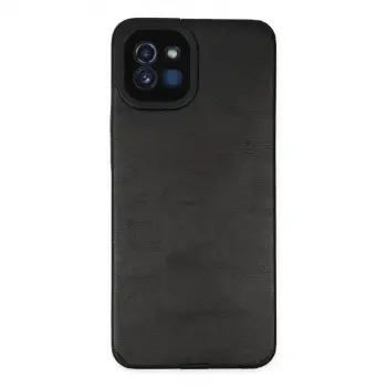 Samsung Galaxy A03 Kılıf Loop Deri Silikon - Siyah
