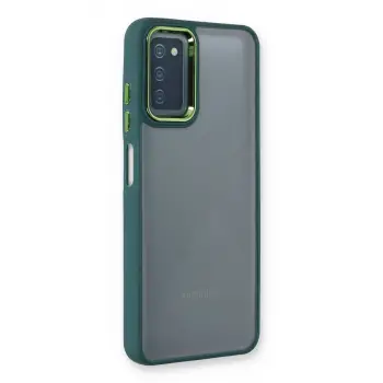 Samsung Galaxy A03s Kılıf Dora Kapak - Haki Yeşil