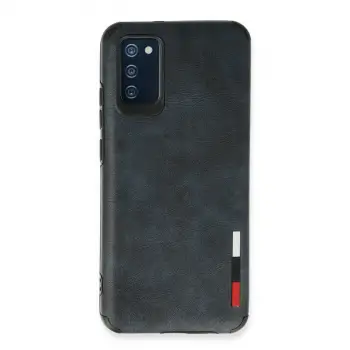 Samsung Galaxy A03s Kılıf Loop Deri Silikon - Lacivert
