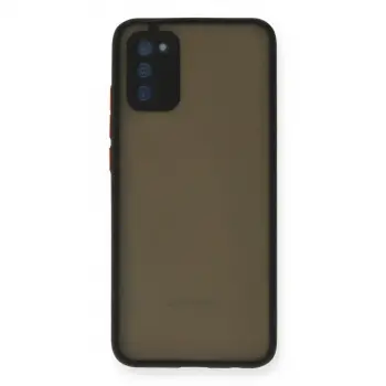 Samsung Galaxy A03s Kılıf Montreal Silikon Kapak - Siyah