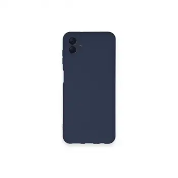Samsung Galaxy A04 Kılıf Nano İçi Kadife Silikon - Lacivert