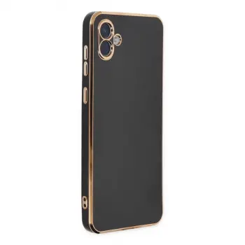 Samsung Galaxy A04 Kılıf Volet Silikon - Siyah