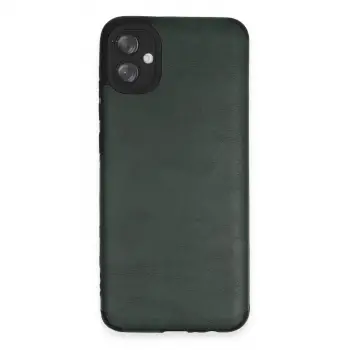 Samsung Galaxy A04e Kılıf Loop Deri Silikon - Yeşil