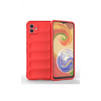 Samsung Galaxy A04e Kılıf Optimum Silikon - Kırmızı