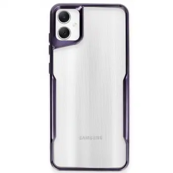 Samsung Galaxy A05 Kılıf Boyi Silikon Kapak - Derin Mor