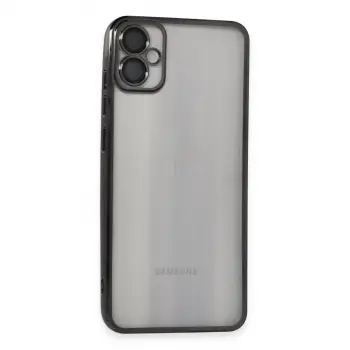 Samsung Galaxy A05 Kılıf Razer Lensli Silikon - Siyah