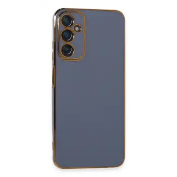 Samsung Galaxy A05s Kılıf Volet Silikon - Mavi