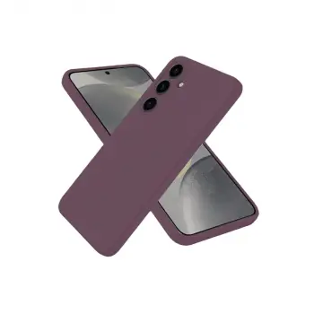 Samsung Galaxy A06 Kılıf First Silikon - Mürdüm