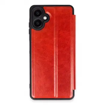 Samsung Galaxy A07 4g Flip Cover - Kırmızı