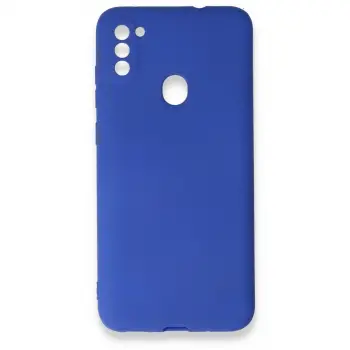 Samsung Galaxy A11 Kılıf First Silikon - Lacivert