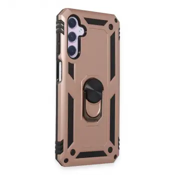 Samsung Galaxy A14 4g Kılıf Sofya Yüzüklü Silikon Kapak - Rose