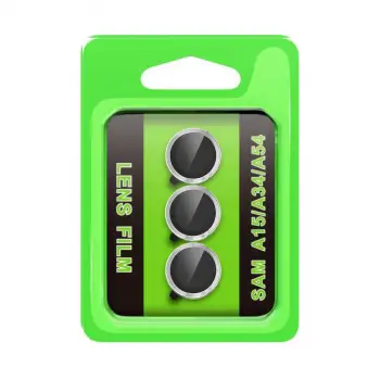 Samsung Galaxy A15 4g Raze Metal Kamera Lens - Gümüş