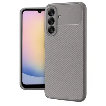 Samsung Galaxy A17 5g Auto Focus Karbon Kapak - Gri