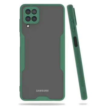 Samsung Galaxy A22 Kılıf Platin Silikon - Yeşil