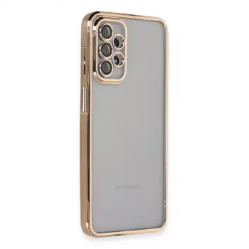 Samsung Galaxy A23 4g Kılıf Razer Lensli Silikon - Gold