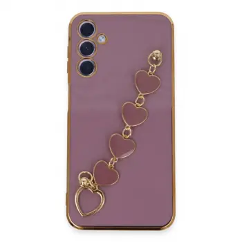 Samsung Galaxy A24 4g Kılıf Esila Silikon - Mor
